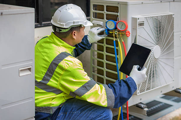 Professional Ductwork Repair technician working in Clinton, MA